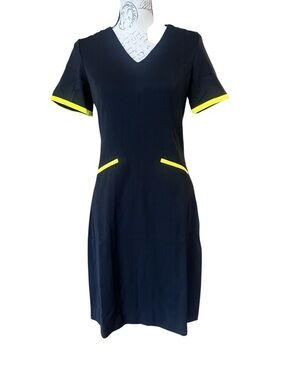 NWOT Spirit Airlines Flight Attendant Uniform Dress - black & Yellow - size 2